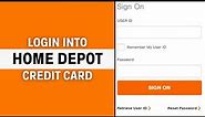 Home Depot Credit Card Login Tutorial (2024) | How to Sign in to Your Homedepot.com MyCard Account
