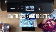 Canon PIXMA TS Series: How to set up and register