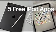 5 Free iPad Apps You NEED ✏️