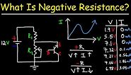 Negative Resistance In NPN 2N2222A Transistor