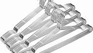 Metal Hangers Clothing Heavy Duty Wire Hangers for Closet 40 Pack Stainless Steel Hangers 16.5in by WYCQKL
