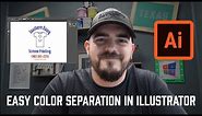 How To Color Separate In Illustrator For Screen Printing
