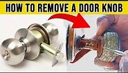 How To Remove And Replace A Door Knob Without Visible Screws || Cylindrical Lock || Round door lock