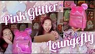 Loungefly Minnie Mouse Pink Glitter Backpack Unboxing | Truffle Shuffle