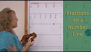 Fractions on a Number Line (3rd-4th grade math)