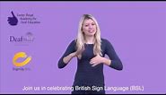 How to sign "My name is... What's your name?" in British Sign Language