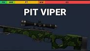 AWP Pit Viper - Skin Float And Wear Preview