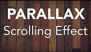 Parallax Scrolling Effect with Fixed Background Using HTML & CSS