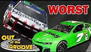 Top 10 Worst NASCAR Paint Schemes of 2018 | Out of the Groove