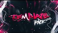 Template Pack [ Anime banners,logo's,headers,thumbnail's ] | 1K Special