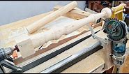 DIY Wood Lathe Upgraded Version || It's Easy To Do This || Homemade Lathe