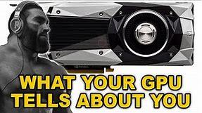 What your GPU tells about you