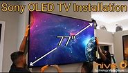 Sony A80L OLED TV Installation