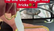 spam slice #reels #food #tricks | Melai Guevarra
