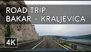 Road Trip: Bakar to Kraljevica, Croatia - 4K UHD Virtual Travel with Music