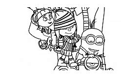 Despicable-me-2 - Despicable Me Coloring Pages for Kids - Just Color Kids : Coloring Pages for Children