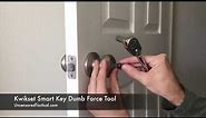 Kwikset Smart Key Dumb Force Tool - Tactical Lock Picking