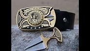 BEST BELT BUCKLE KNIFE, I Guarantee You Have Not Seen One Like This