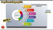 41.Step-by-Step Tutorial: Designing a 6 Option Infographic in MS PowerPoint