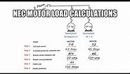 NEC Motor Load Calculations Example