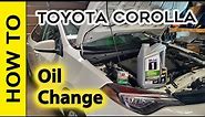2018 Toyota Corolla Engine Oil and Filter Change from A to Z