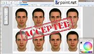 Create Passport Size Photo in Paint.NET in 3 minutes