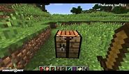 How to make a wooden sword in minecraft pc demo!!