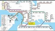 Hong Kong MTR System Map 港鐵路綫圖