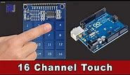 How to use 16 Channel Touch TTP229 module with Arduino