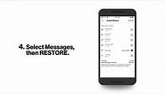 Verizon Cloud: How to Restore Messages (Android™)