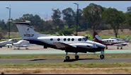 Nice day at KPAO, lots of cool aircraft including a Pilatus PC-12 seen from the end of the runway!