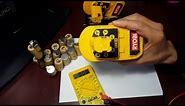How to check for bad rechargeable batteries with a multimeter