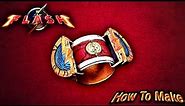 How To Make The Flash Ring With Cardboard | The Flash movie replica