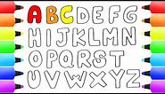 Learn LETTERS for Kids How to Draw ABC & All the Letters of the Alphabet!