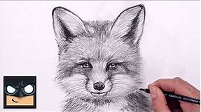 How To Draw a Fox | Sketch Tutorial (Step by Step)