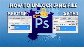 How to unlock png files
