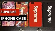 Supreme iPhone 6 6S 7 8 Plus Box Logo Case Matte Red