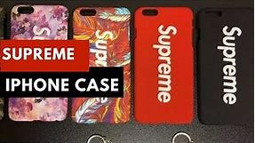 Supreme iPhone 6 6S 7 8 Plus Box Logo Case Matte Red