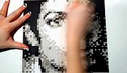 This Michael Jackson "Pixel Art" portrait is simply incredible