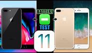 iPhone 8 Plus Vs iPhone 7 Plus Battery TEST |This Might Surprise You