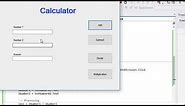 Visual Basic introduction - Creating a Calculator