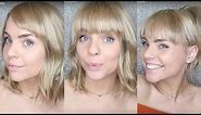 How To Apply & Blend Clip In Fringe/Bangs - Cliphair Extensions