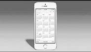 Exploring the Different Calendar Views on the iPhone or iPad