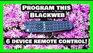 Programming/Setup This Blackweb 6 Device Universal Remote in....