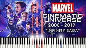 Marvel Studios (INFINITY SAGA) - The Piano Medley