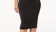 Alfani Plus Size Knit Pencil Skirt, Created for Macy's - Macy's