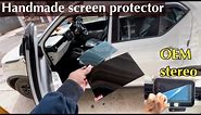 How to install tempered glass screen protector On Car Music System 2024 | Most Important Accessory