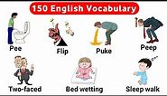 English Vocabulary : 150+ Vocabulary with pictures | Vocabulary with Sentence | Listen and Learn