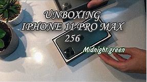 UNBOXING - IPhone 11 Pro Max 256GB Midnight Green