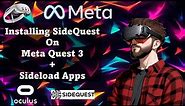 Installing SideQuest on Meta Quest 3 for Sideloading Apps & Games